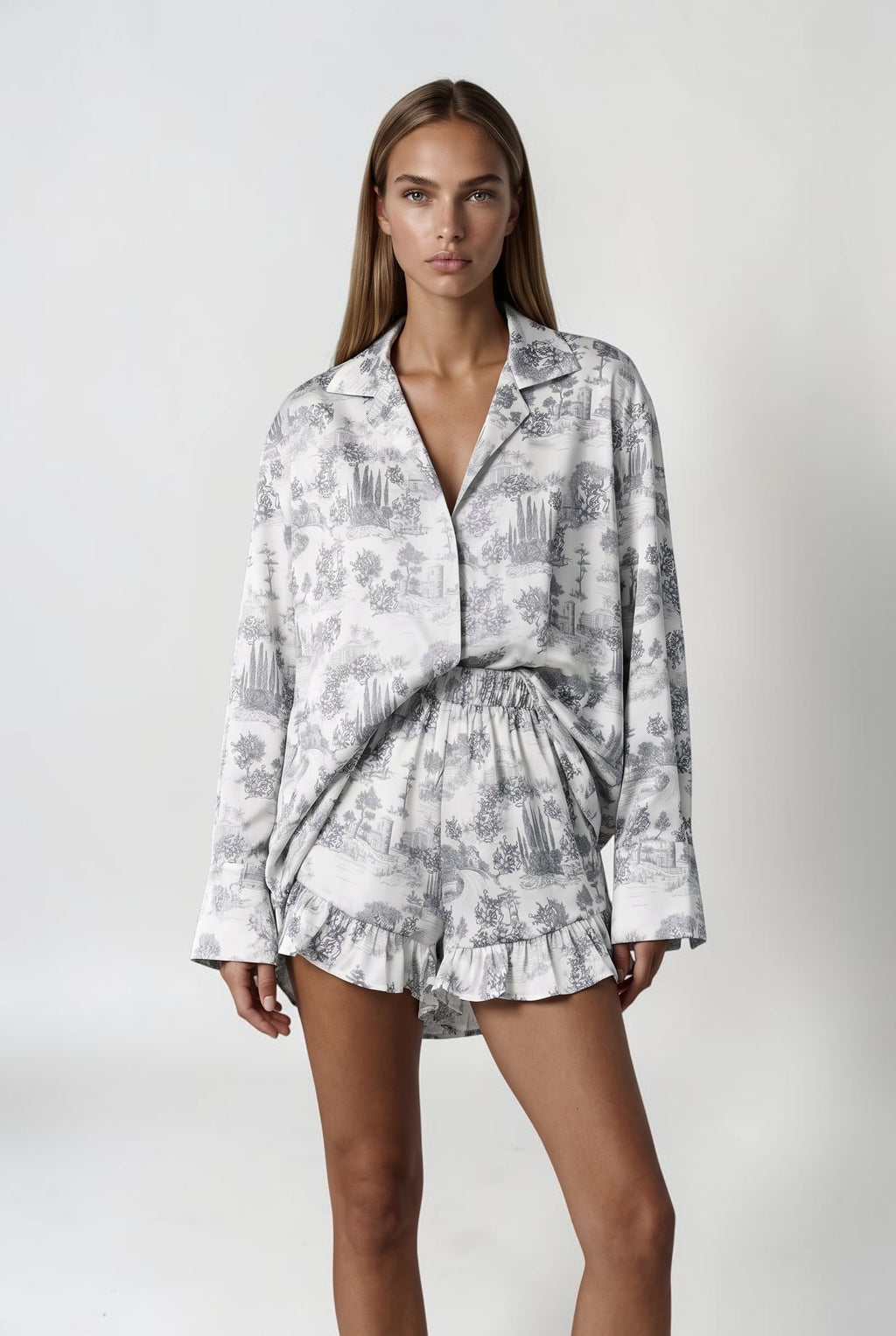  Oversize J'ADORE Grey