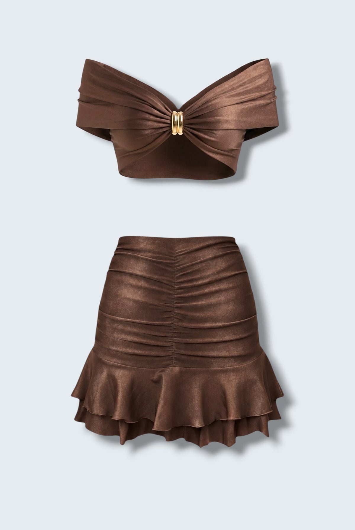 Set Bad Girl Top x Fustă Doll