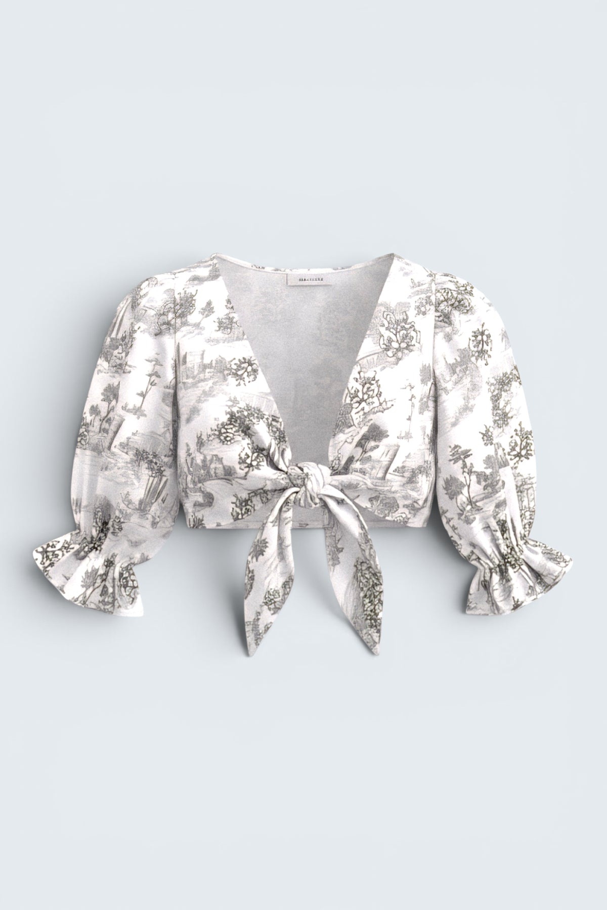 Shirt with Puff Sleeves J'ADORE Grey