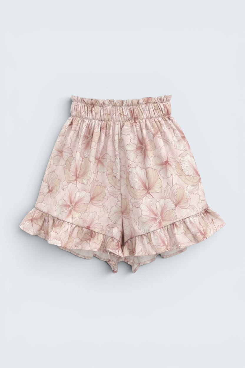 Pantaloni scurți Pink Floral